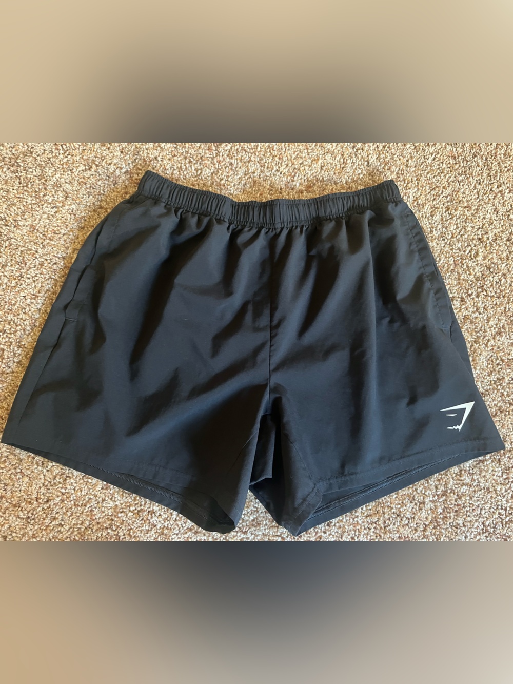 Gymshark Black Training Shorts Size Medium Athletic Gym Running Performance